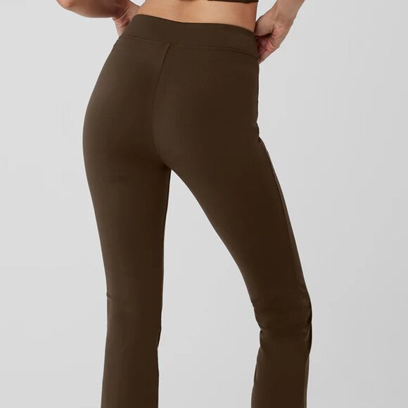 ALO Yoga Airbrush High-Waist 7/8 Flutter Legging, Espresso, XS, NWT - Picture 3 of 9